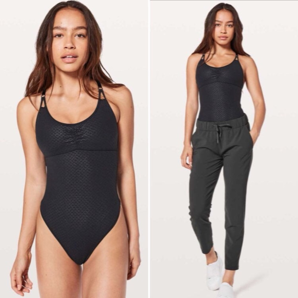 LuLuLemon Black Bodysuit